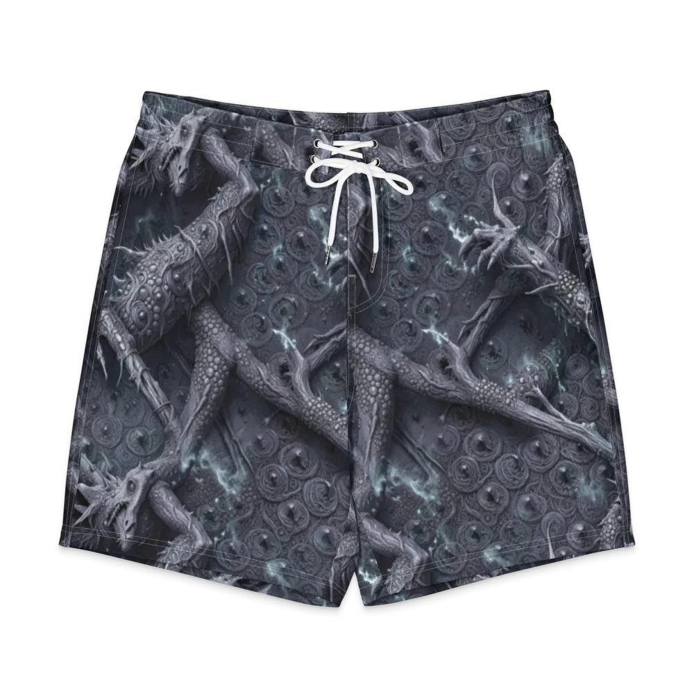 Wyrmwork on Men's Board Shorts — Front