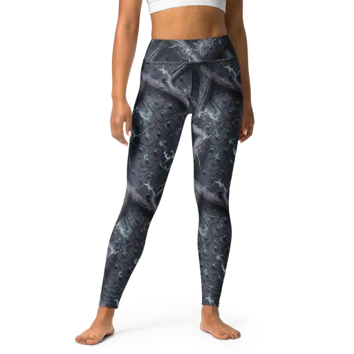 Wyrmwork on a Yoga Leggings