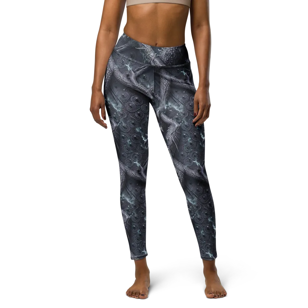 Wyrmwork on Yoga Leggings — Front