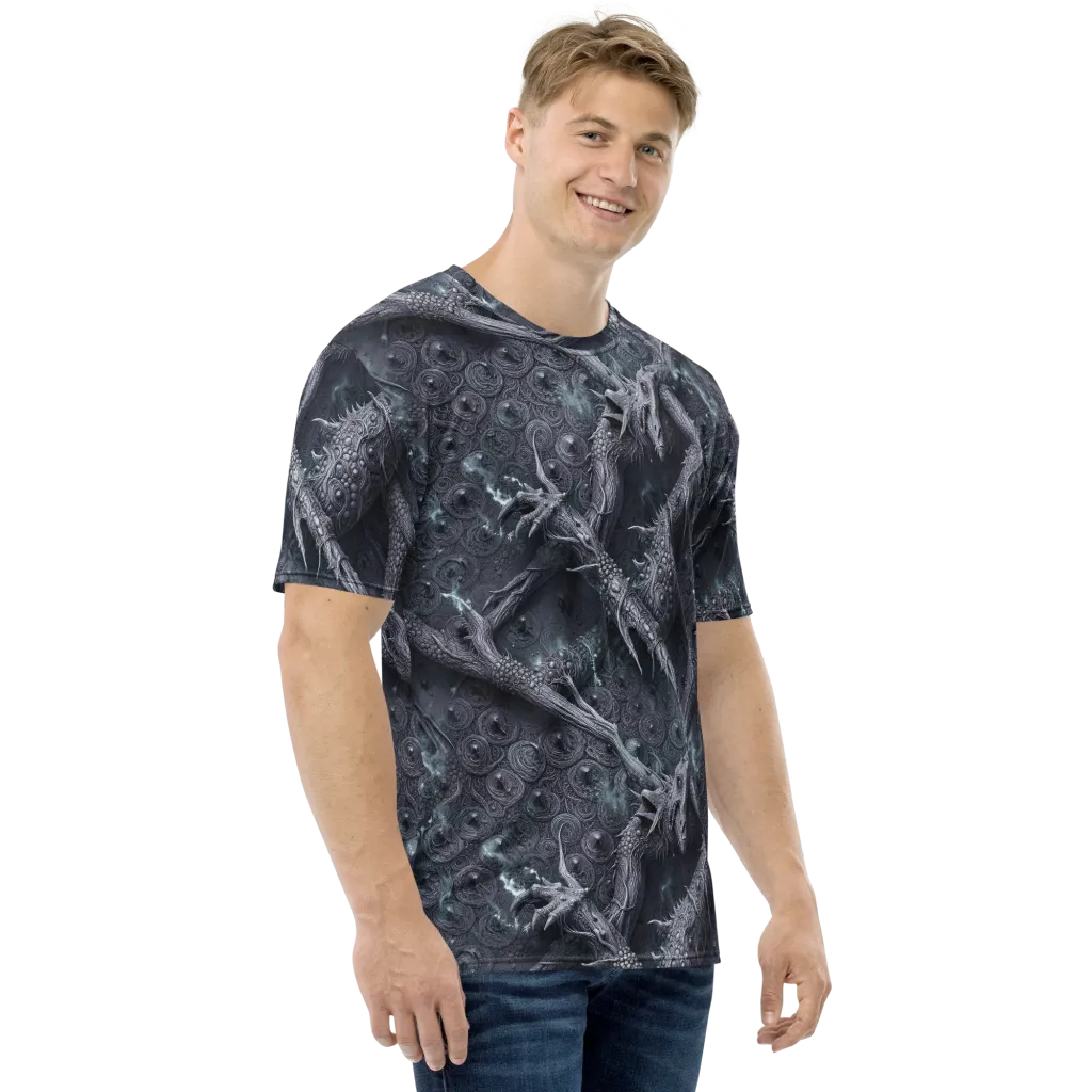 Wyrmwork on Men's Crew Neck T-Shirt — Right