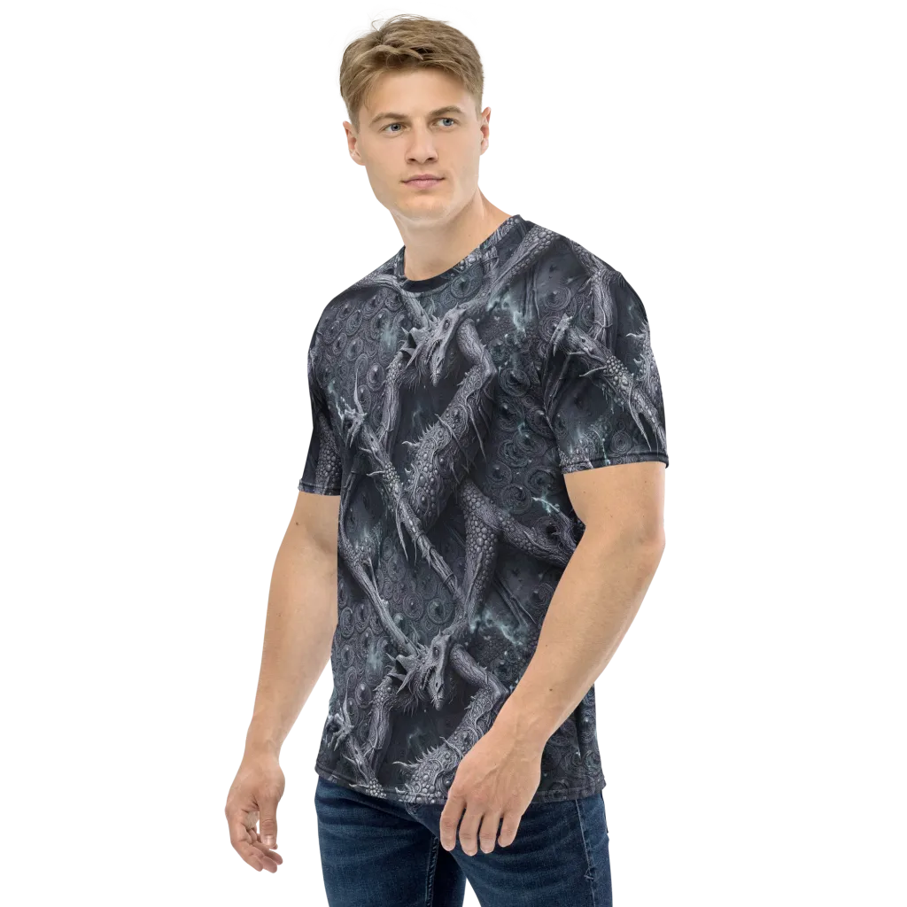 Wyrmwork on Men's Crew Neck T-Shirt — Left