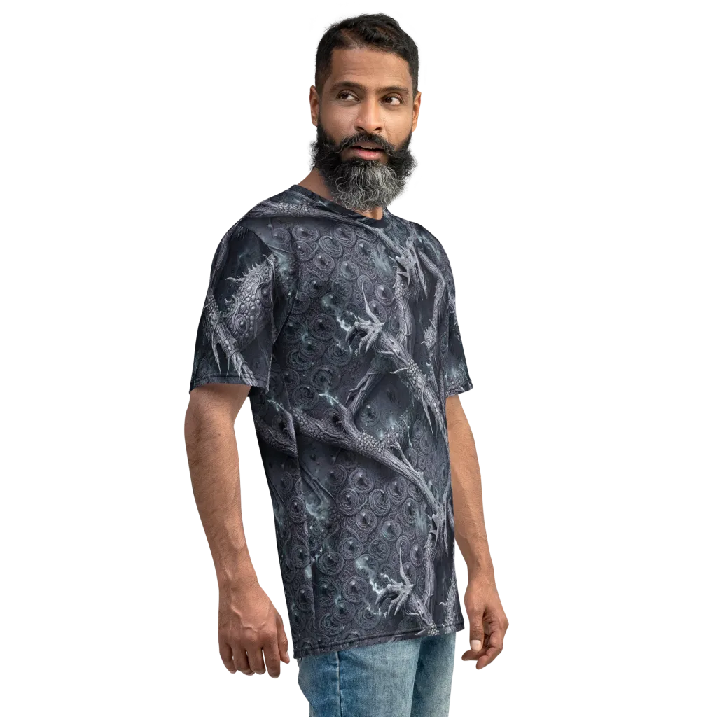 Wyrmwork on Men's Crew Neck T-Shirt — Right
