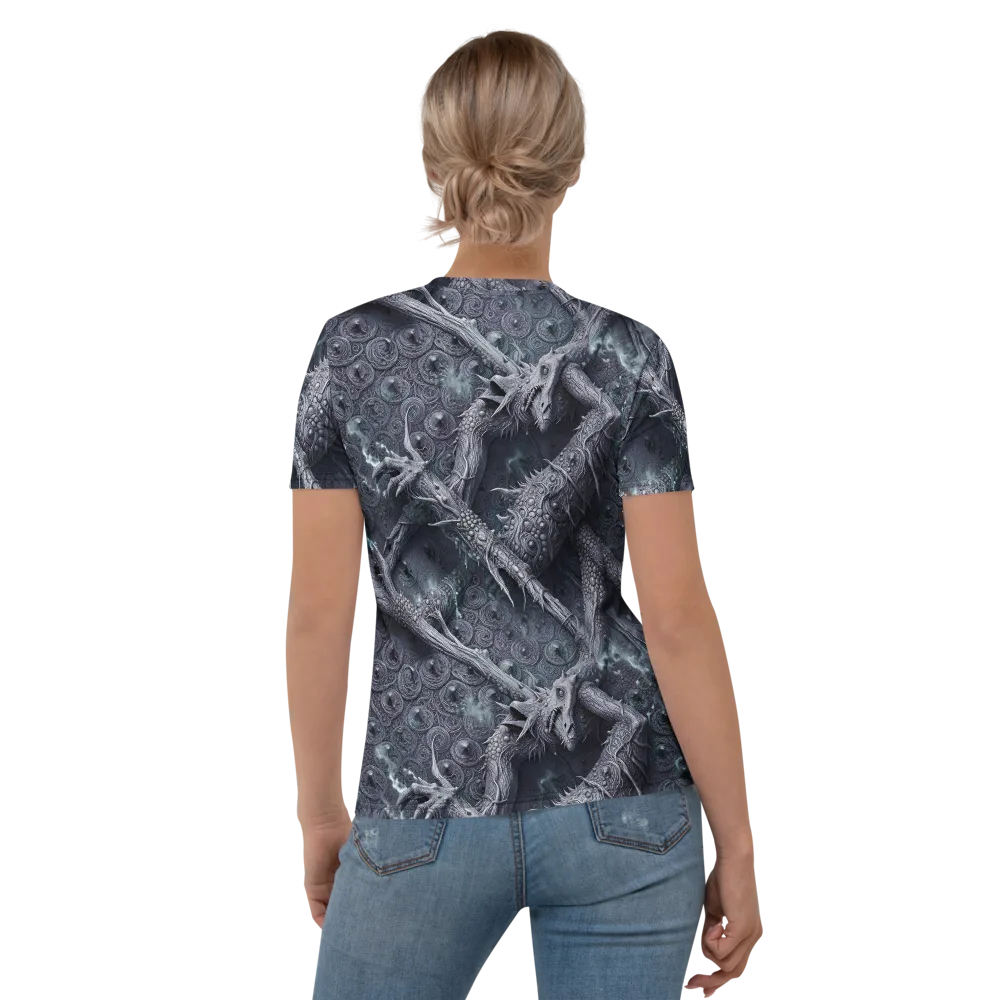 Wyrmwork on Women's Crew Neck T-Shirt — Back