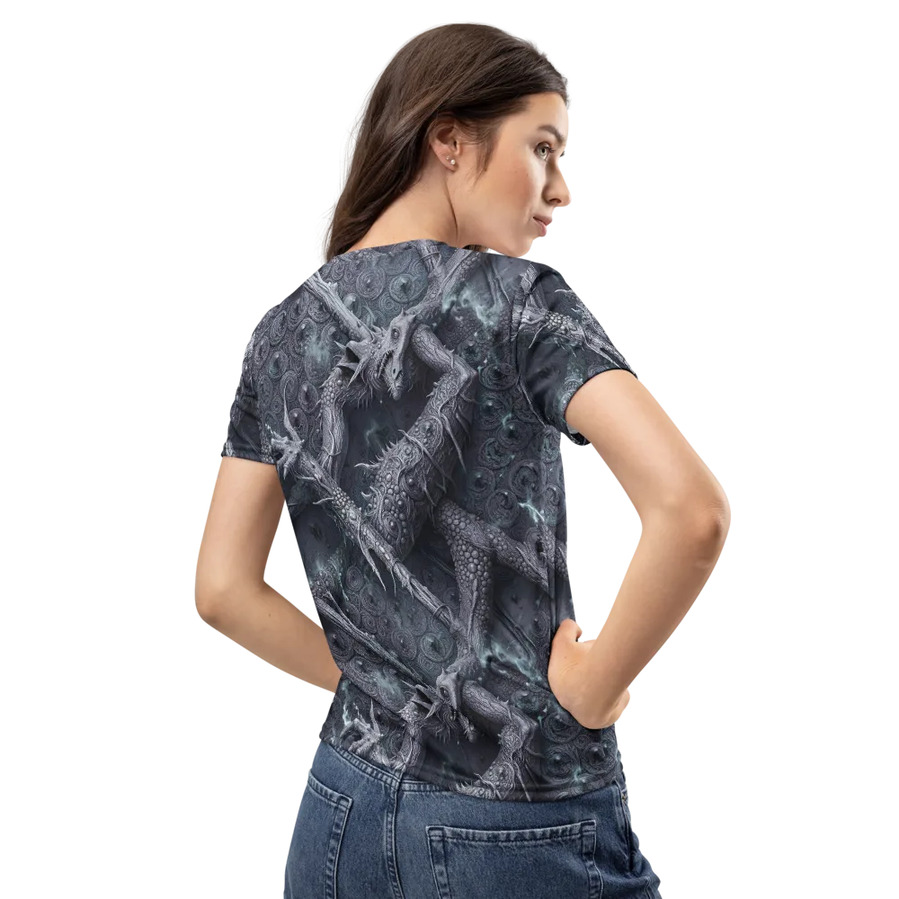 Wyrmwork on Women's Crew Neck T-Shirt — Back