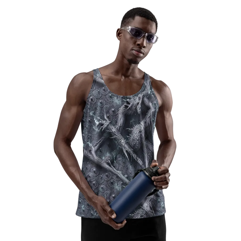Wyrmwork on Men's Tank Top — Front