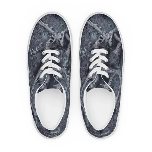 Wyrmwork on a Men's Lace-Up Canvas Shoes