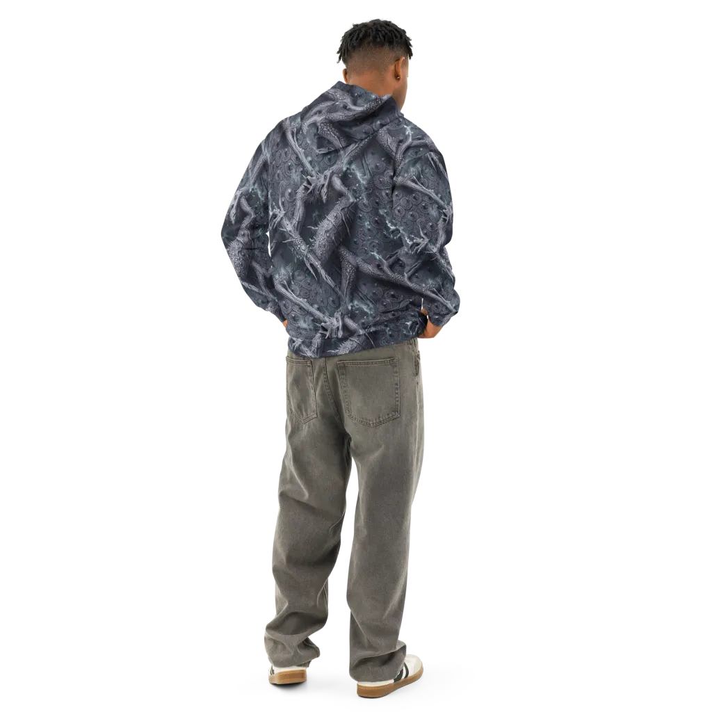 Wyrmwork on Cotton Hoodie — Back