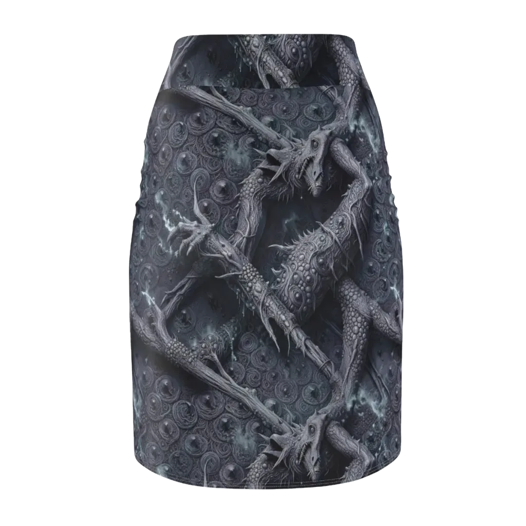 Wyrmwork on Pencil Skirt — Back