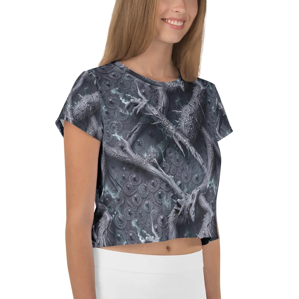 Wyrmwork on Crop Tee — Right