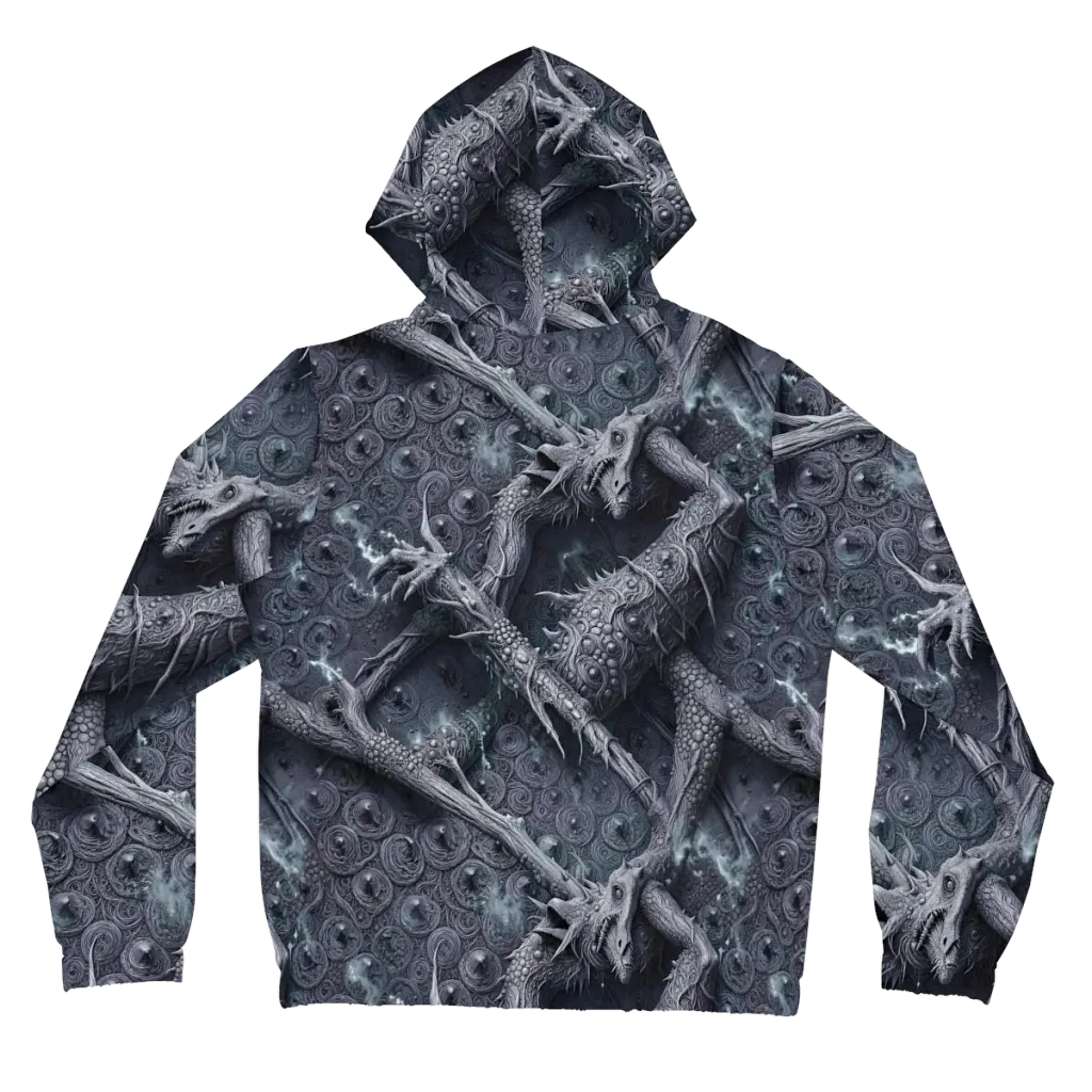 Wyrmwork on Women's Full-Zip Hoodie — Back