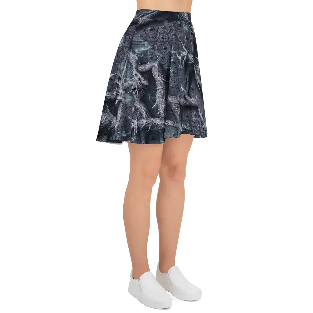 Wyrmwork on Skater Skirt — Right