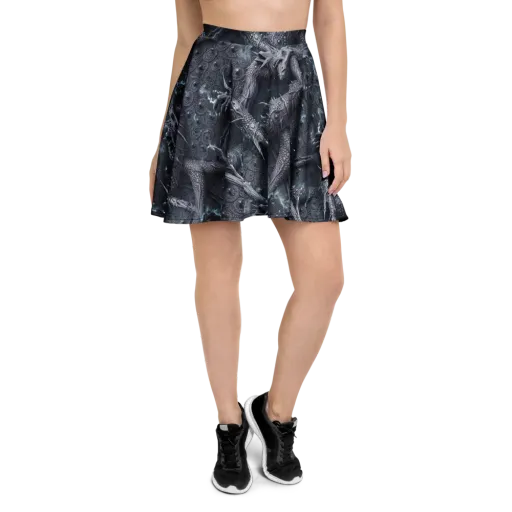 Wyrmwork on a Skater Skirt
