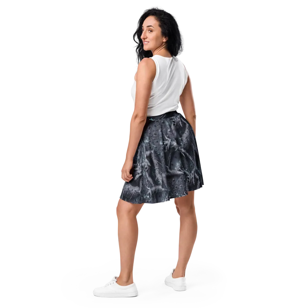 Wyrmwork on Skater Skirt — Back