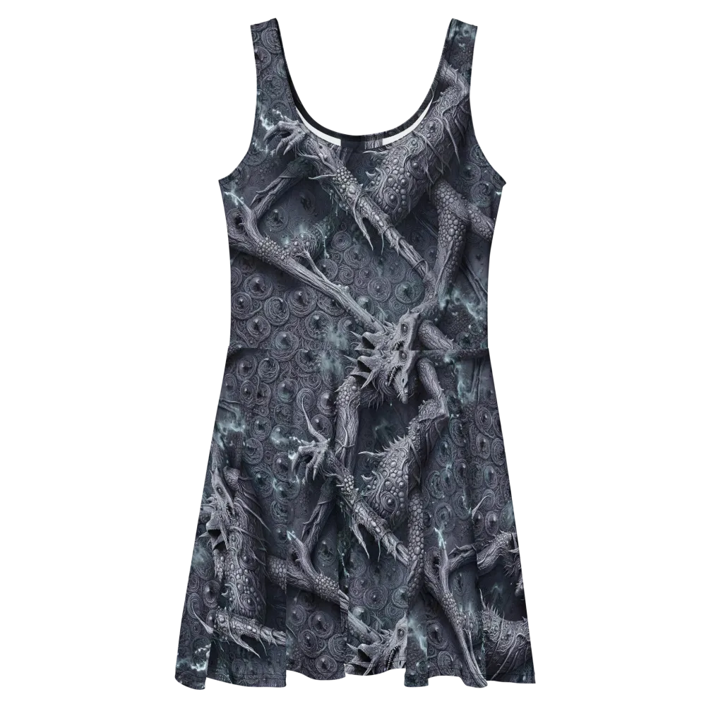 Wyrmwork on Skater Dress — Front