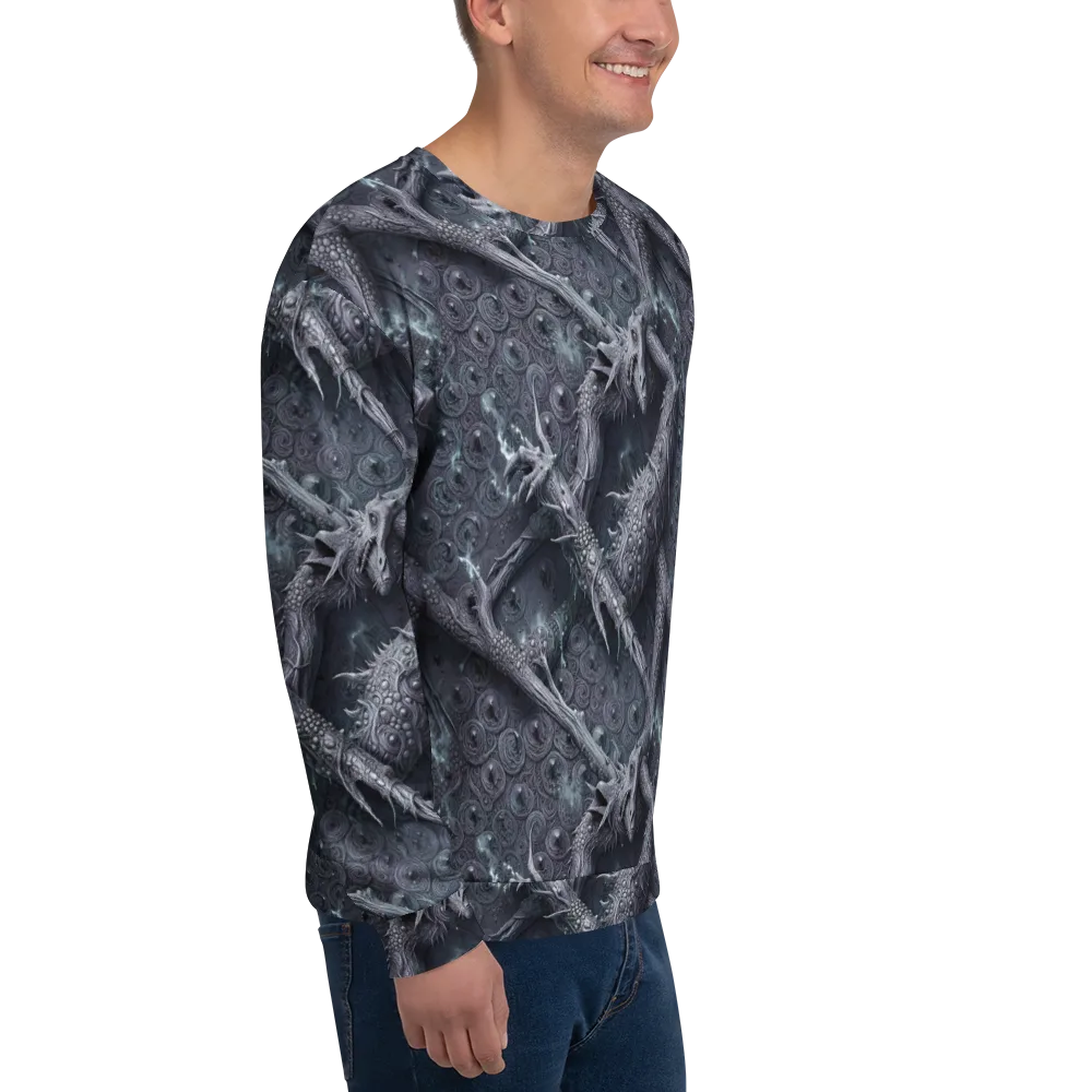 Wyrmwork on Sweatshirt — Right Front