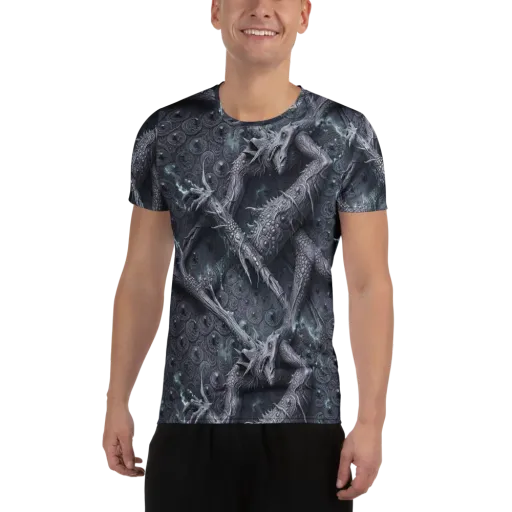 Wyrmwork on a Men's Athletic T-Shirt