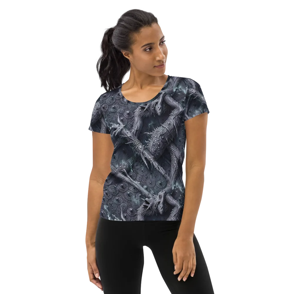 Wyrmwork on Women's Athletic T-Shirt — Front