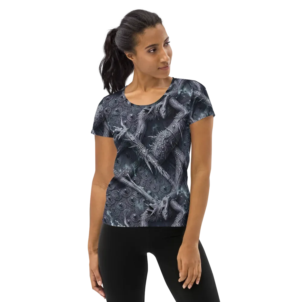 Wyrmwork on Women's Athletic T-Shirt — Front