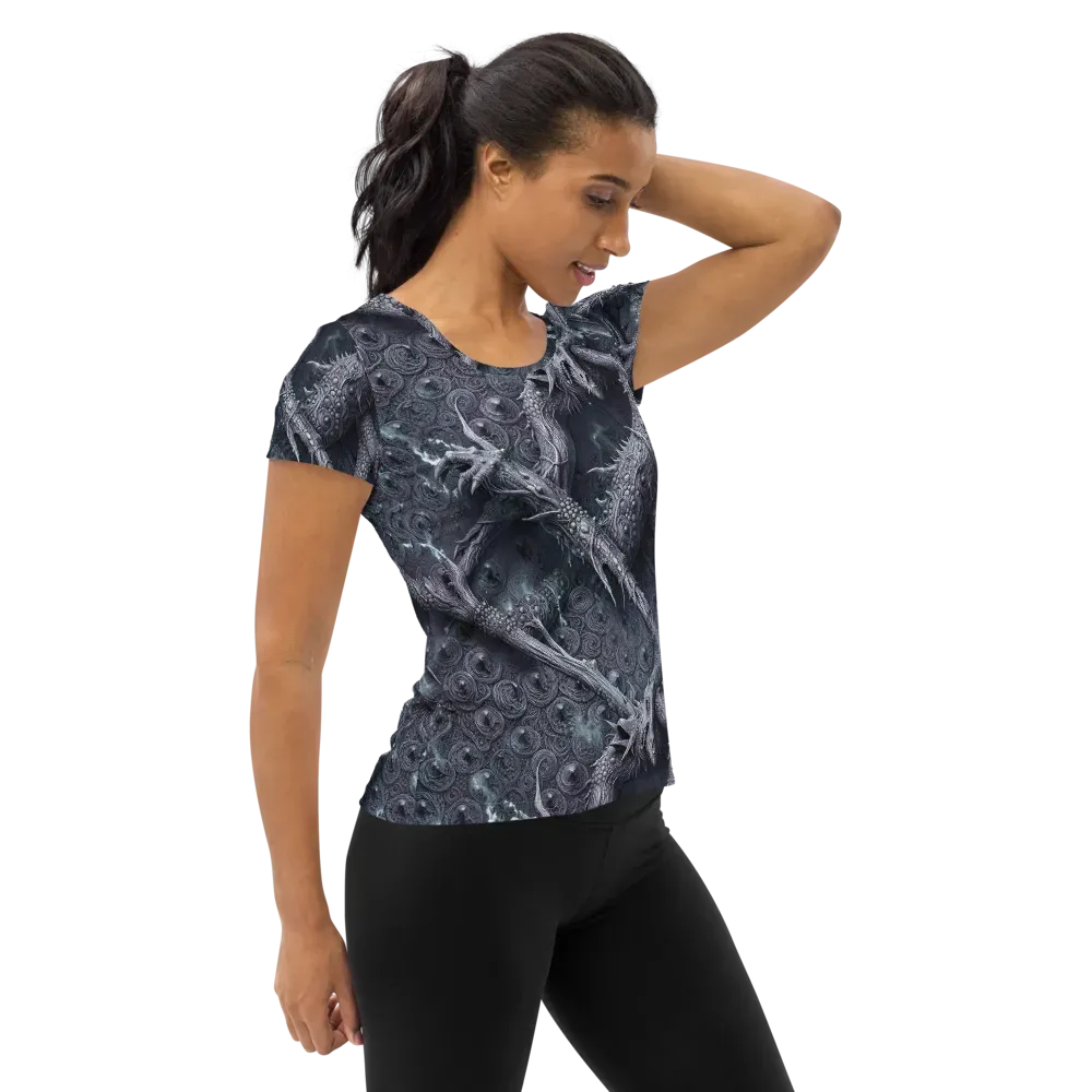 Wyrmwork on Women's Athletic T-Shirt — Right