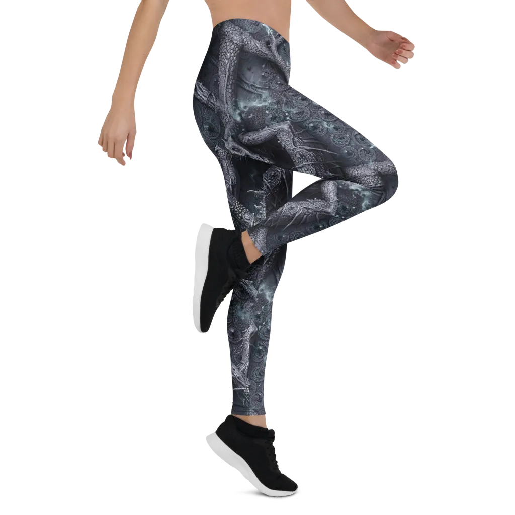 Wyrmwork on Leggings — Right