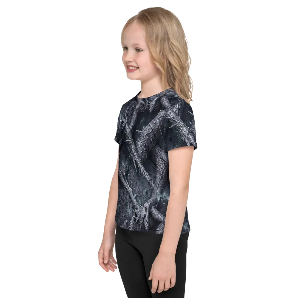 Wyrmwork on Kids Crew Neck T-Shirt — Left