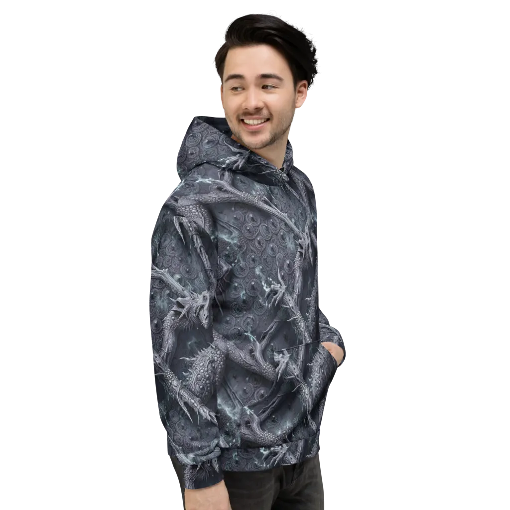 Wyrmwork on Hoodie — Right
