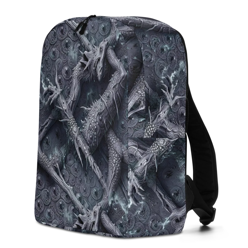 Wyrmwork on Minimalist Backpack — Left