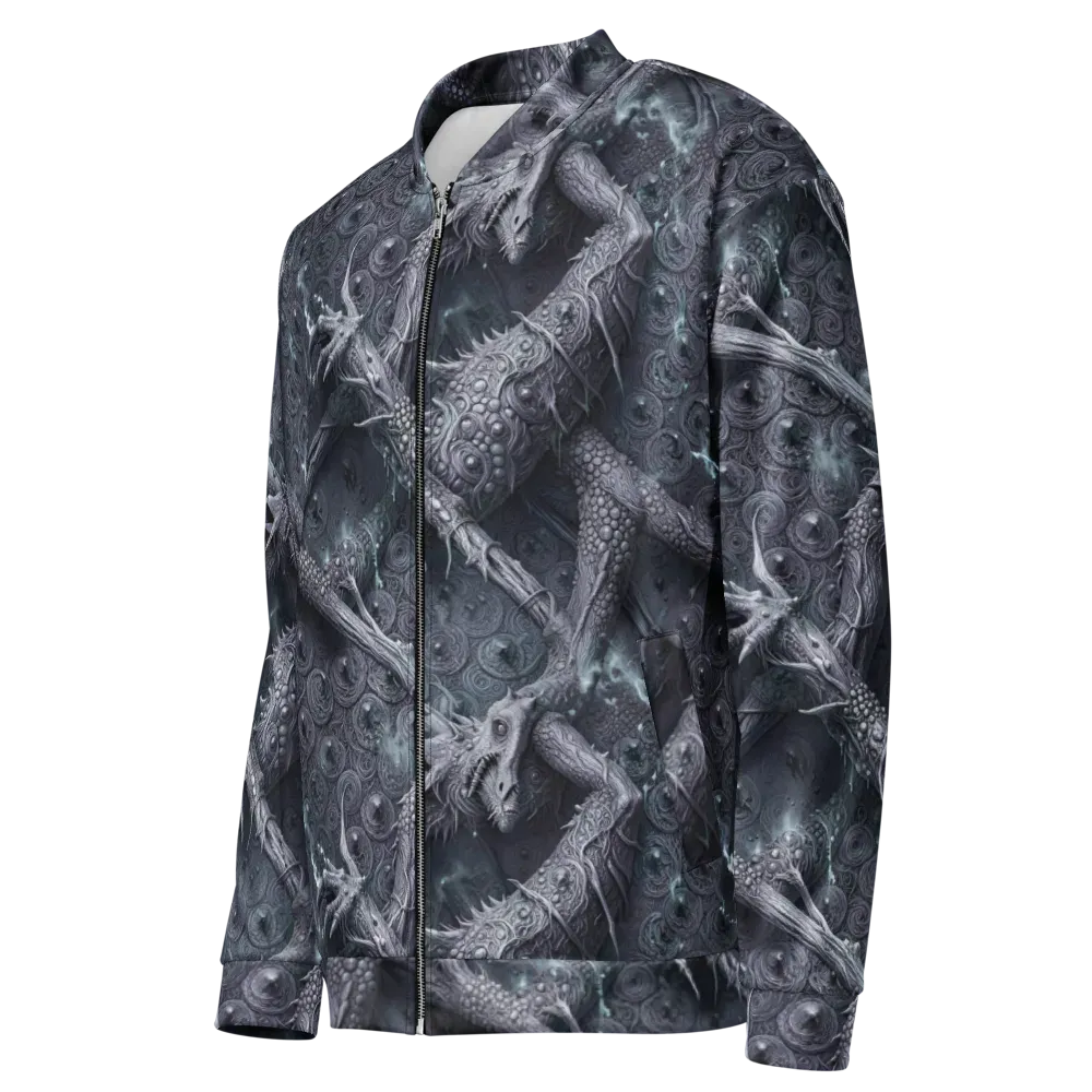 Wyrmwork on Bomber Jacket — Left Front