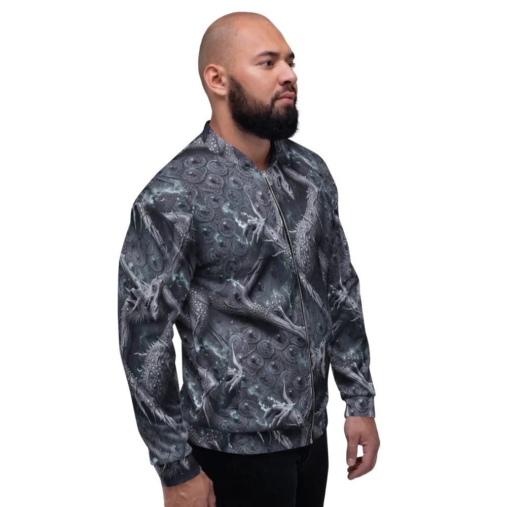 Wyrmwork on Bomber Jacket — Right