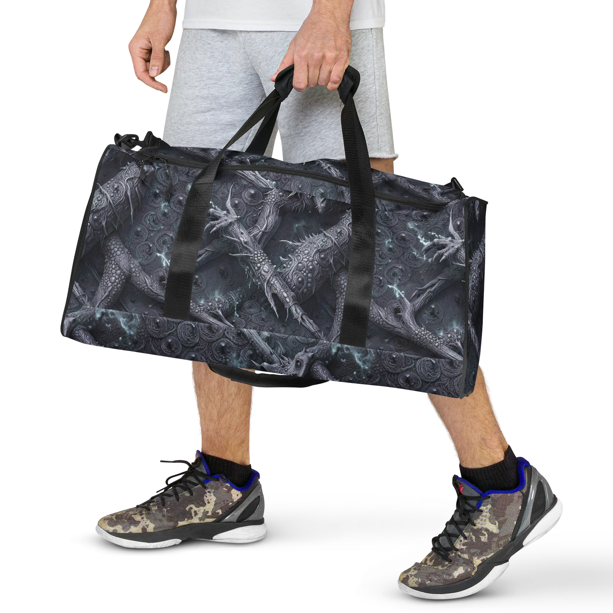 Wyrmwork on Duffle Bag — Front