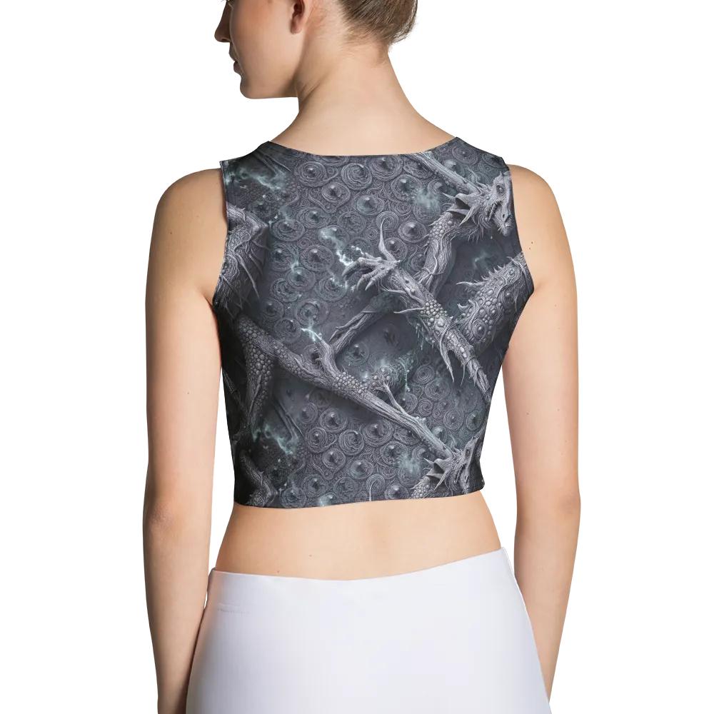 Wyrmwork on Crop Top — Back