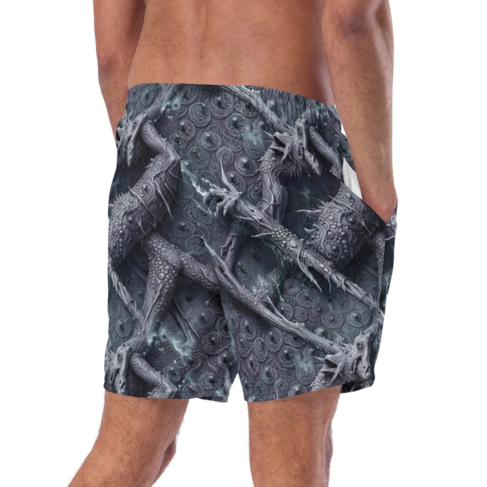 Wyrmwork on Swim Trunks — Right Back