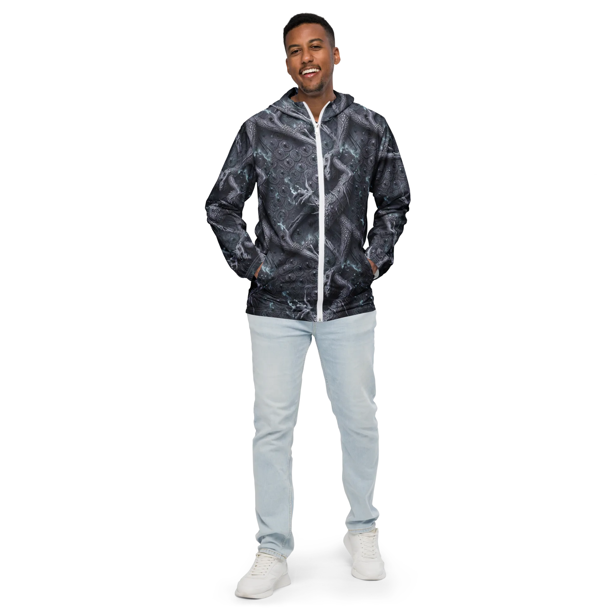 Wyrmwork on Men's Windbreaker — Front