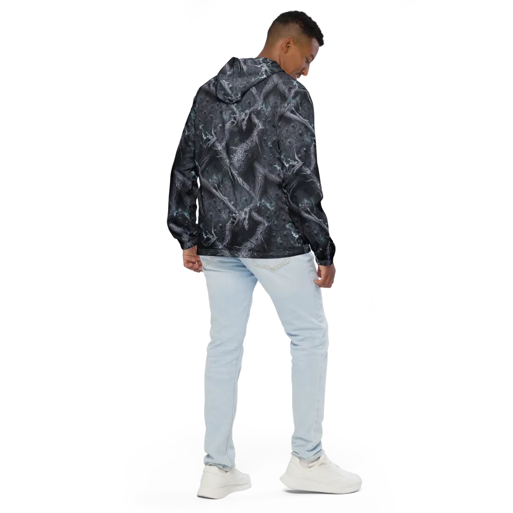 Wyrmwork on Men's Windbreaker — Back