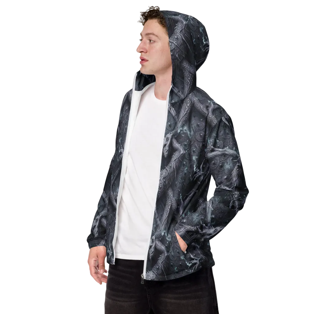 Wyrmwork on Men's Windbreaker — Left Front