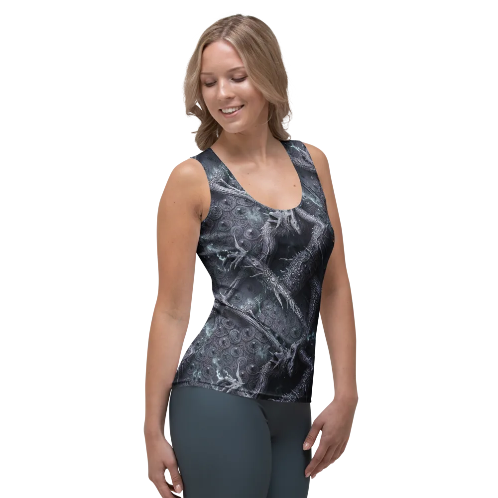 Wyrmwork on Women's Tank Top — Right Front
