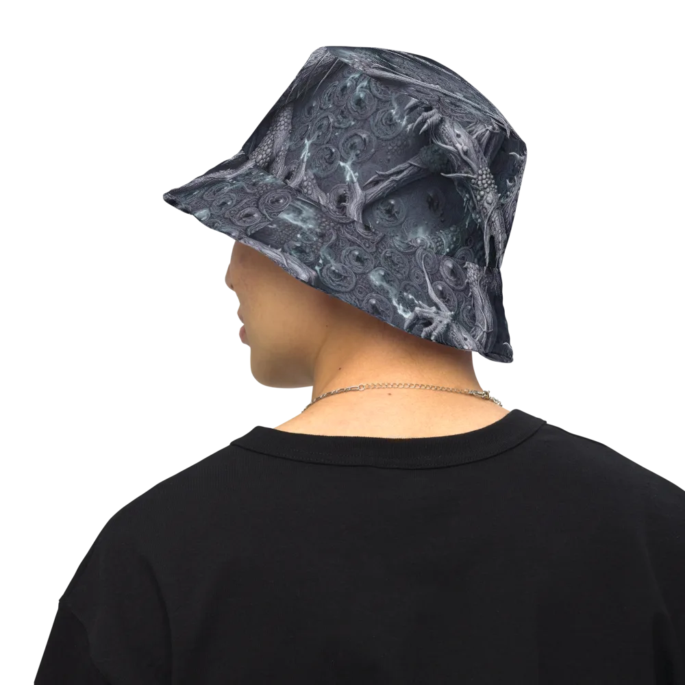 Wyrmwork on Reversible Bucket Hat — Back Inside