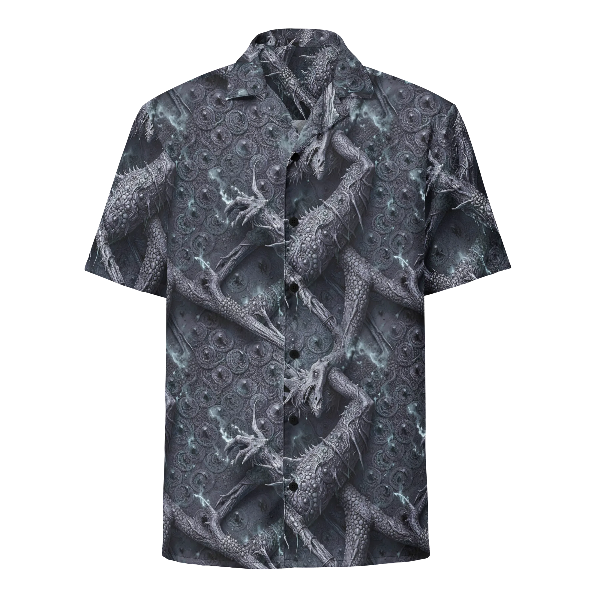Wyrmwork on Button Shirt — Front