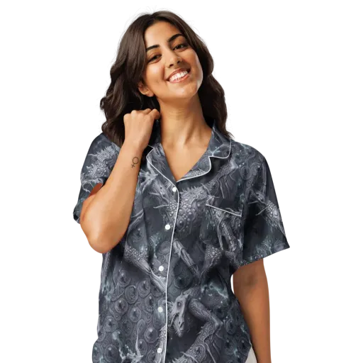 Wyrmwork on a Women's Short Sleeve Pajama Top