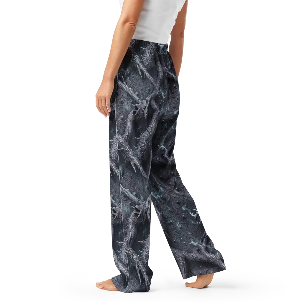 Wyrmwork on Women's Pajama Pants — Left