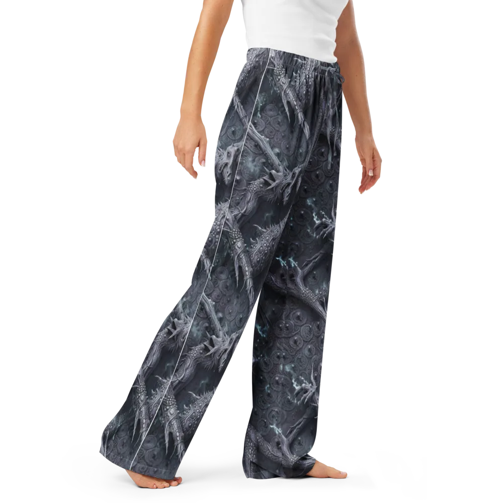 Wyrmwork on Women's Pajama Pants — Right Front