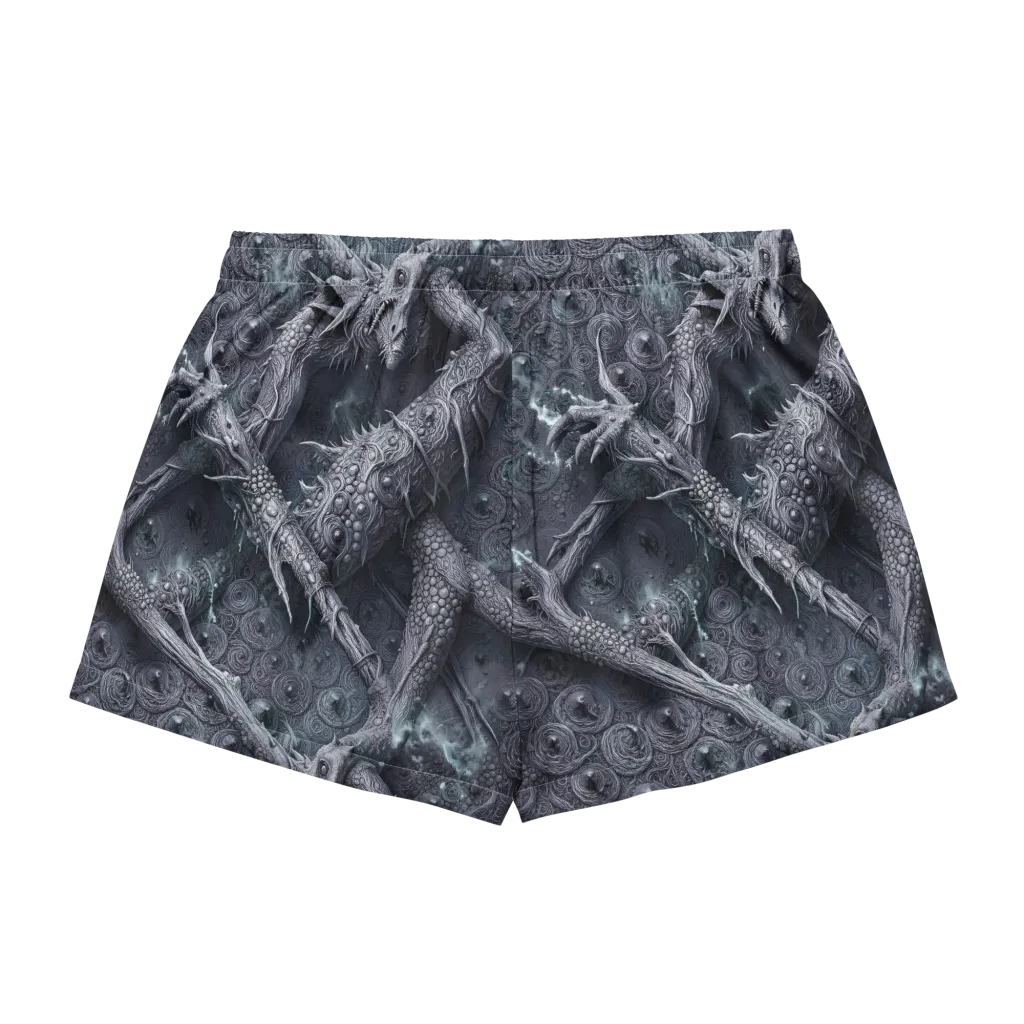 Wyrmwork on Women's Pajama Shorts — Back