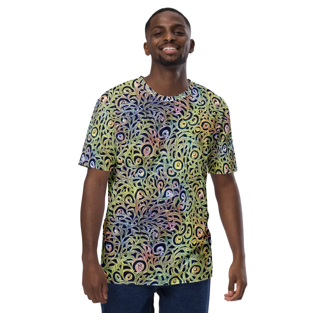 Citron Labyrinth on Men's Crew Neck T-Shirt — Front