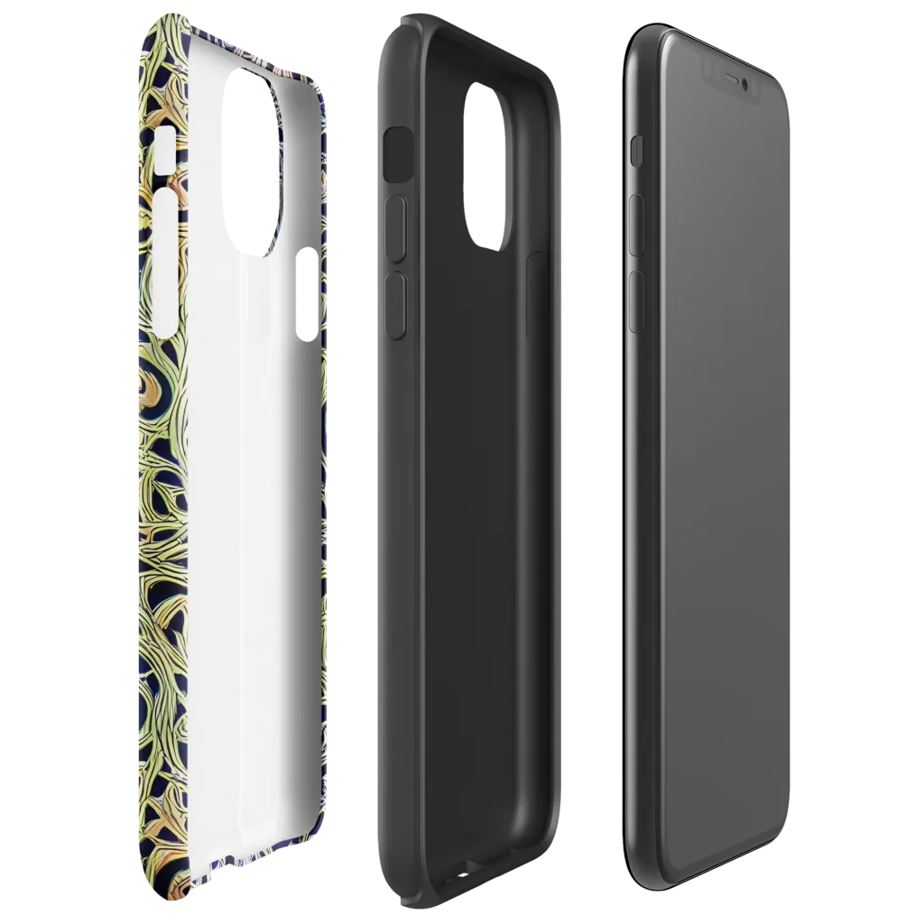 Citron Labyrinth on Tough Case for iPhone® — Right