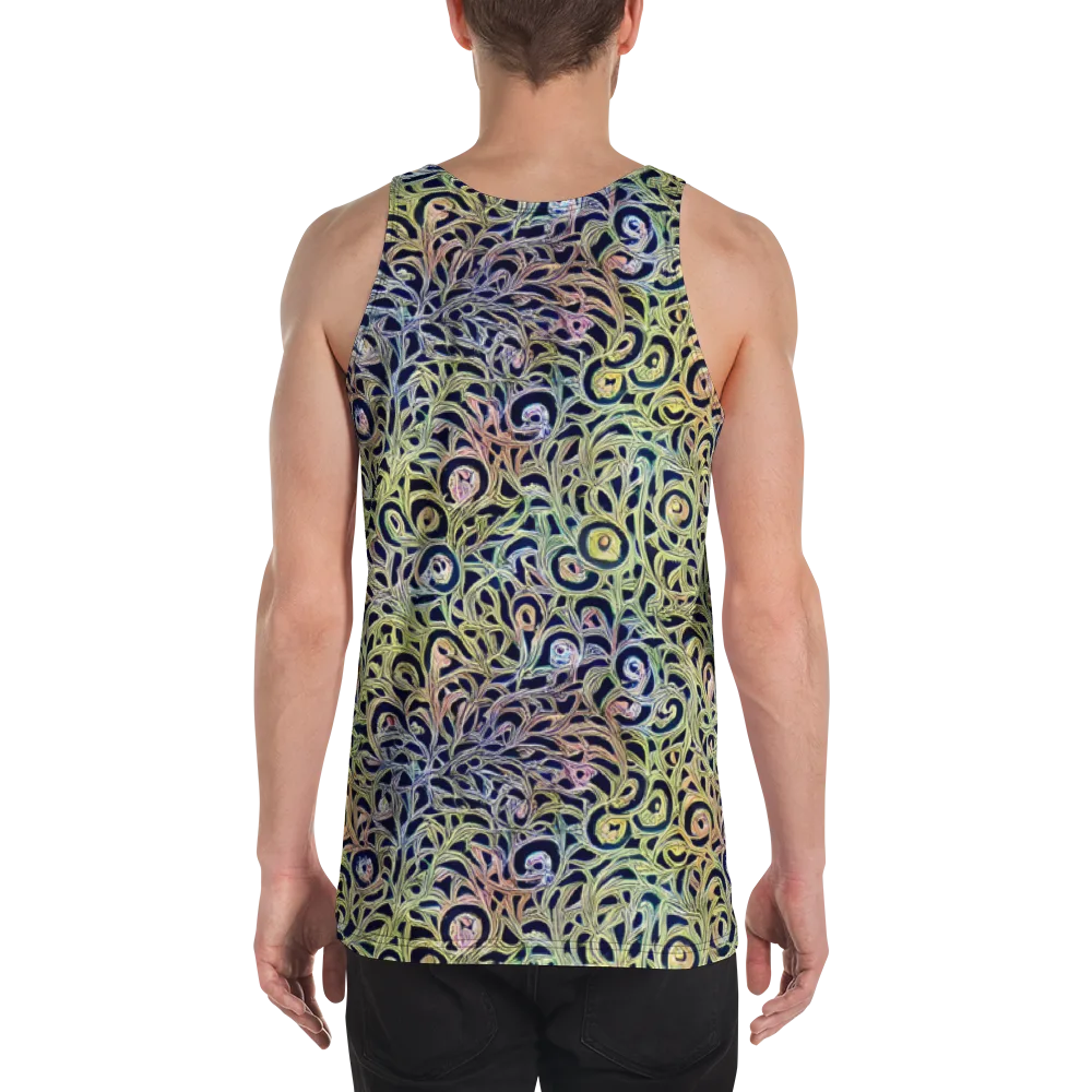 Citron Labyrinth on Men's Tank Top — Back