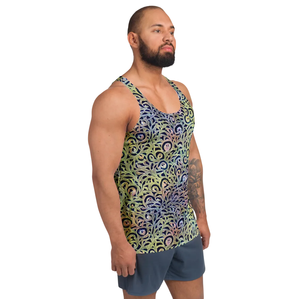 Citron Labyrinth on Men's Tank Top — Right Front