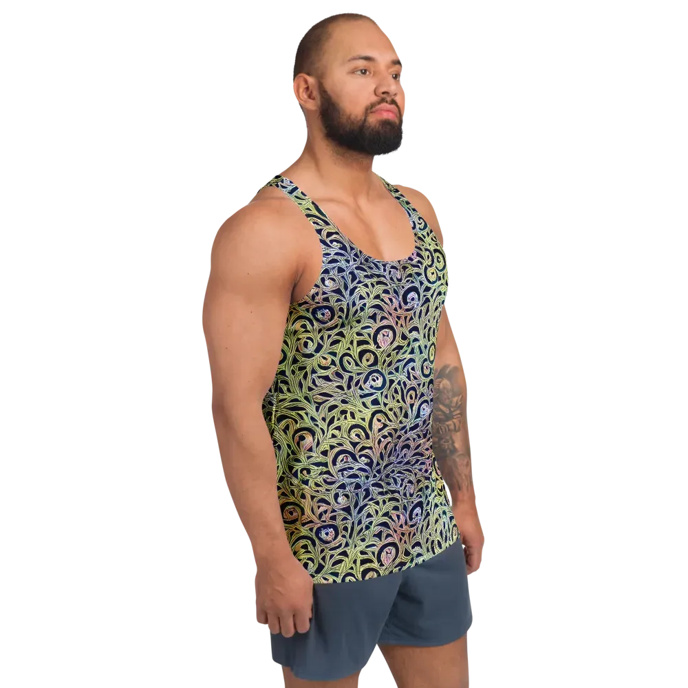 Citron Labyrinth on Men's Tank Top — Right Front