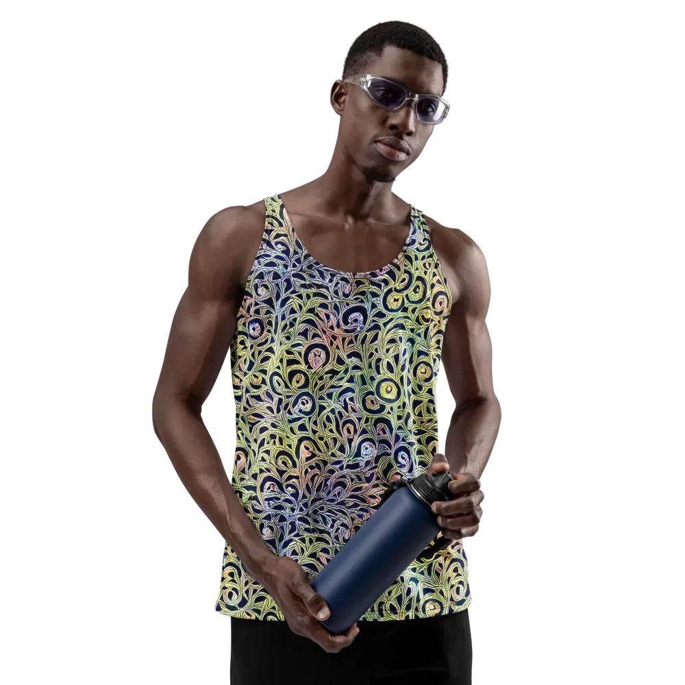 Citron Labyrinth on Men's Tank Top — Front