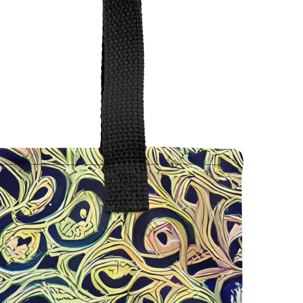 Citron Labyrinth on Tote Bag — Product details