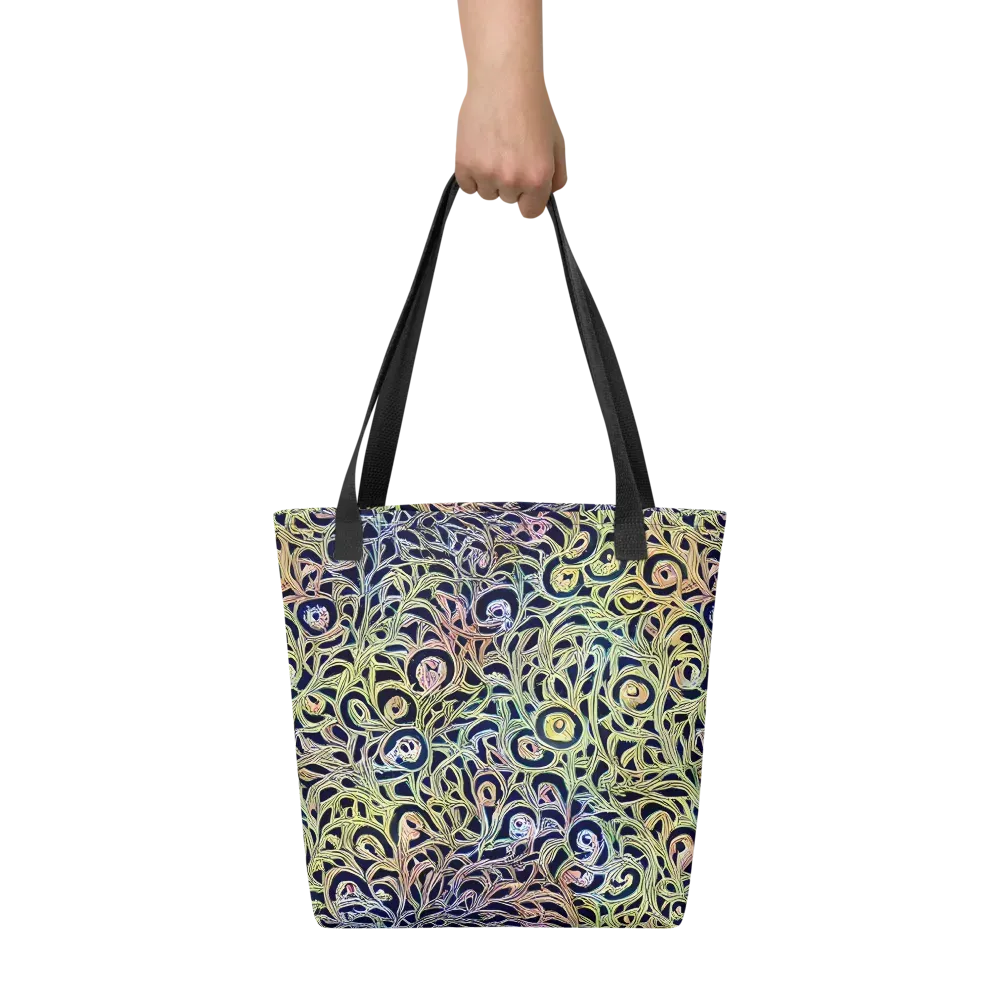 Citron Labyrinth on Tote Bag — Front